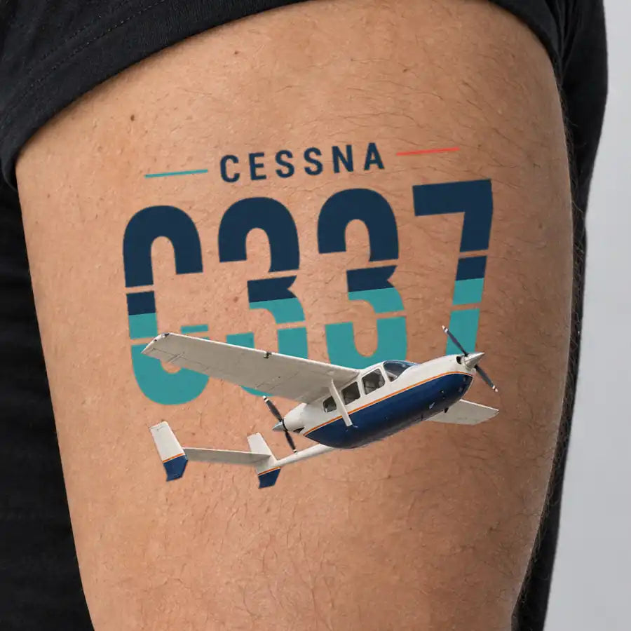 Cessna 337G Skymaster - Tattoo - Original - Man