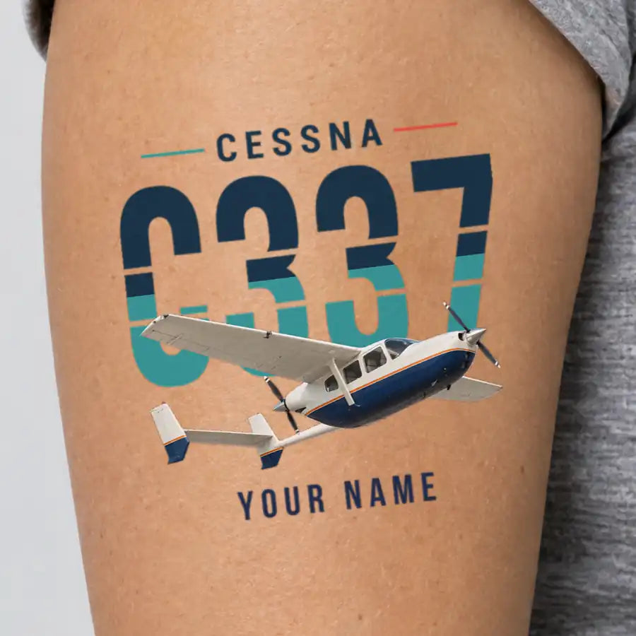Cessna 337G Skymaster - Tattoo - Original + Name