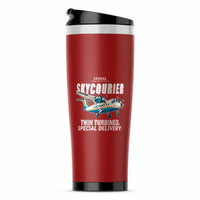 Thumbnail for Cessna 408 SkyCourier - Cartoon - Stainless Steel (No Holder) - Red