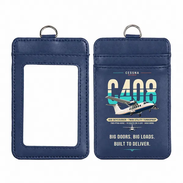 Cessna 408 SkyCourier - Original - ID Card Holder - Navy Blue