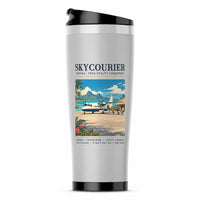 Thumbnail for Cessna 408 SkyCourier - Poster - Stainless Steel (No Holder) - Light Gray