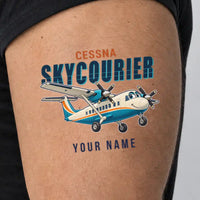 Thumbnail for Cessna 408 SkyCourier - Tattoo - Cartoon + Name - Man