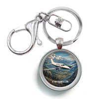 Thumbnail for Cessna 414A Chancellor - 3D - Circle Key Chain - Full Print
