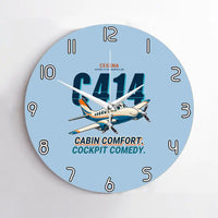 Thumbnail for Cessna 414A Chancellor - Cartoon - No Frame - Light Blue