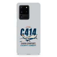 Thumbnail for Cessna 414A Chancellor - Cartoon - Samsung Case - Light Gray