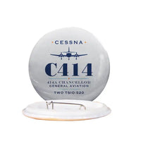 Thumbnail for Cessna 414A Chancellor - Heritage - Pin - Light Gray