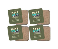 Thumbnail for Cessna 414A Chancellor - Original - Coaster Set - Green Army
