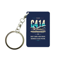 Thumbnail for Cessna 414A Chancellor - Original - Key Chain - Navy Blue