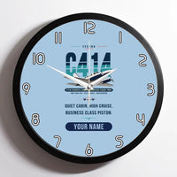 Thumbnail for Cessna 414A Chancellor - Original + Name - Framed - Light Blue