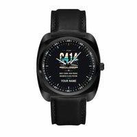 Thumbnail for Cessna 414A Chancellor - Original + Name - Luxury Cushion - Black and Black Strap
