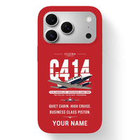 Thumbnail for Cessna 414A Chancellor - Original + Name - MagSafe iPhone 17 Pro - Red