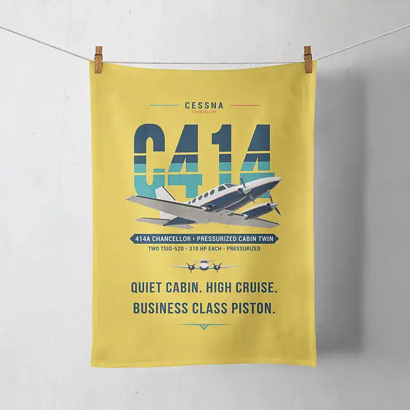 Cessna 414A Chancellor - Original - Towel - Yellow