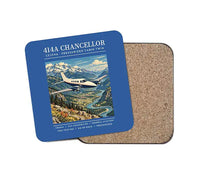 Thumbnail for Cessna 414A Chancellor - Poster - Coaster - Blue