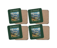 Thumbnail for Cessna 414A Chancellor - Poster - Coaster Set - Dark Green