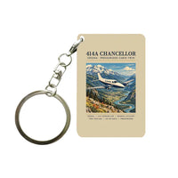 Thumbnail for Cessna 414A Chancellor - Poster - Key Chain - Beige