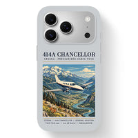 Thumbnail for Cessna 414A Chancellor - Poster - MagSafe iPhone 17 Pro - Light Gray