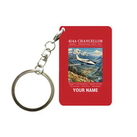Thumbnail for Cessna 414A Chancellor - Poster + Name - Key Chain - Red