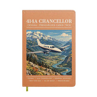 Thumbnail for Cessna 414A Chancellor - Poster - Notebook - Orange