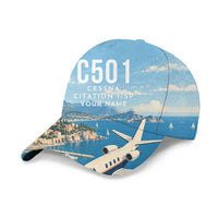 Thumbnail for Cessna 501 Citation I SP 3D All-Over Print Clothing - Cap - 3D + Name