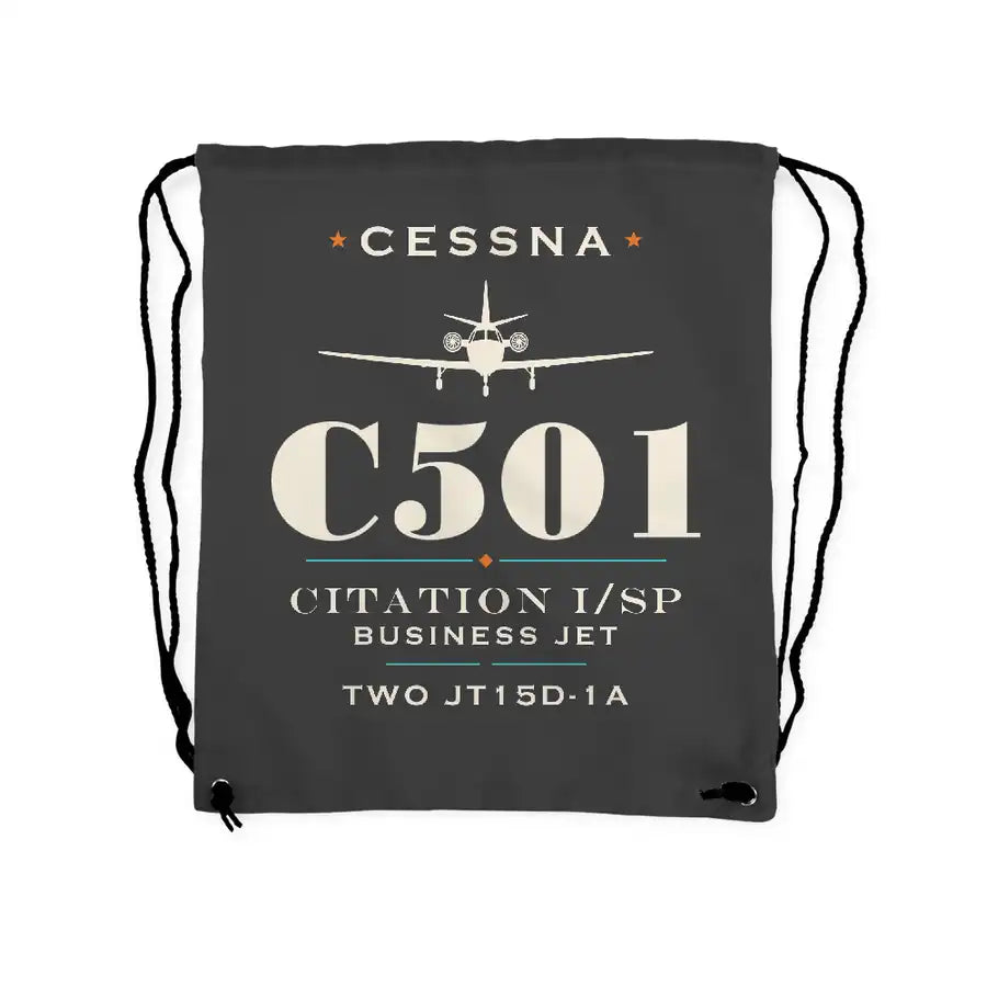 Cessna 501 Citation I SP - Drawstring Bag - Heritage - Gray