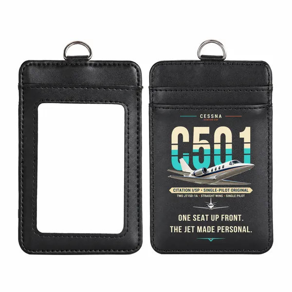 Cessna 501 Citation I SP - Original - ID Card Holder - Black