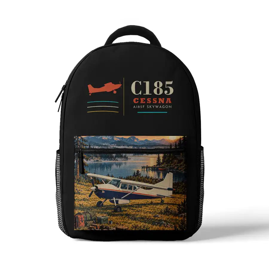 Cessna A185F Skywagon - 3D Backpack - Black