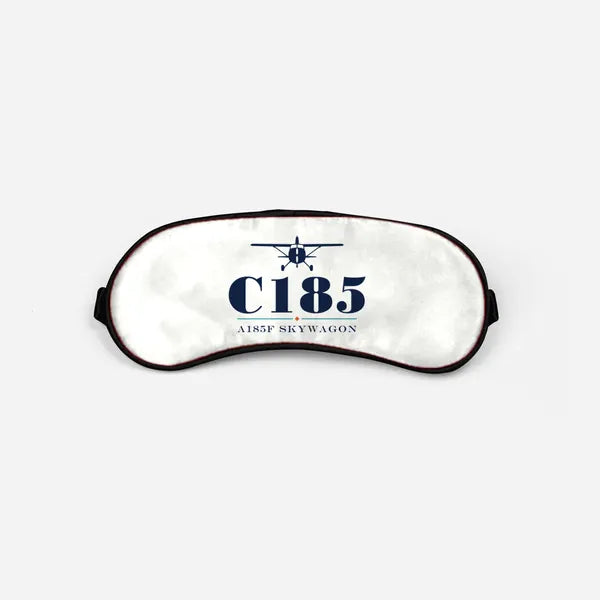 Cessna A185F Skywagon - Heritage - Sleep Mask - White