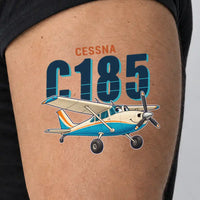 Thumbnail for Cessna A185F Skywagon - Tattoo - Cartoon - Man