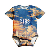 Thumbnail for Cessna A188B AgTruck 3D All-Over Print Clothing - Baby Bodysuit - 3D + Name