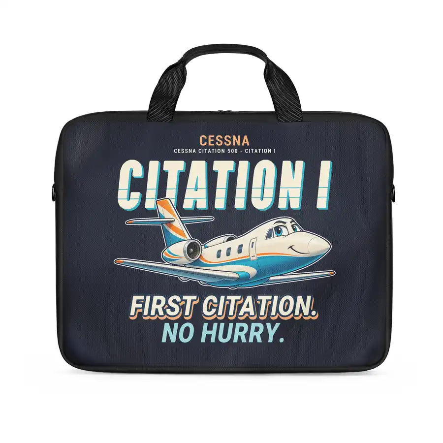 Cessna Citation 500 - Citation I - Cartoon - Laptop Bag