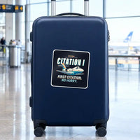 Thumbnail for Cessna Citation 500 - Citation I - Cartoon - Square Sticker - Suitcase