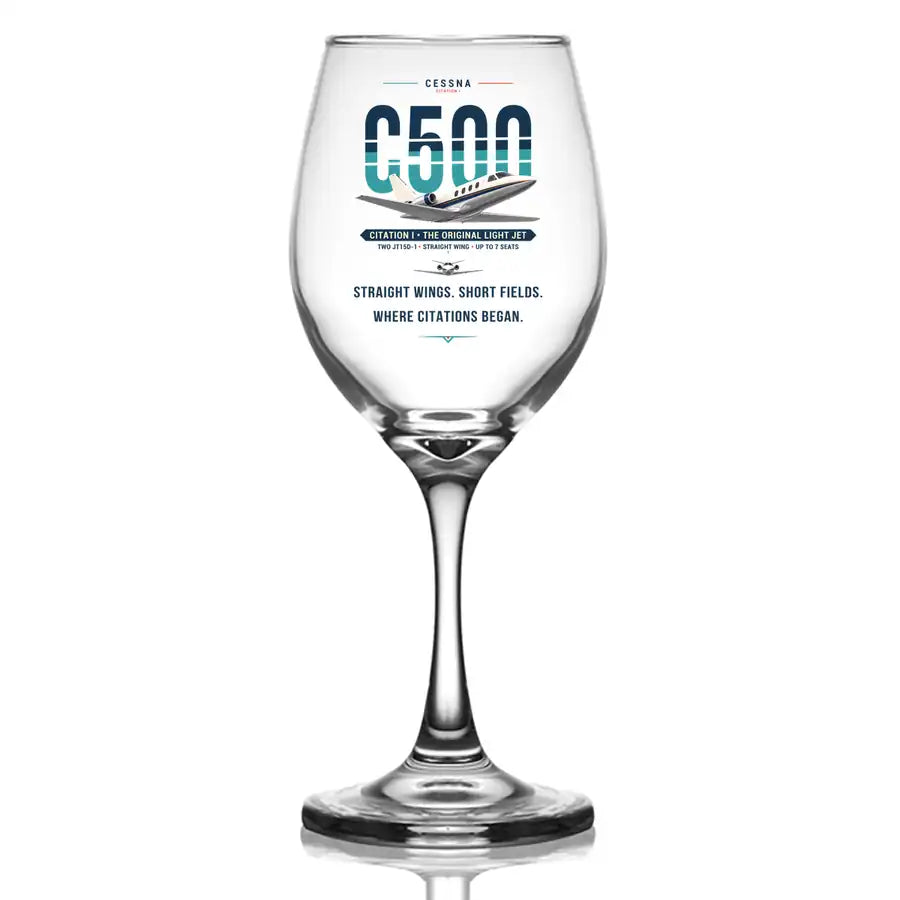 Cessna Citation 500 - Citation I - Original - Wine Glass