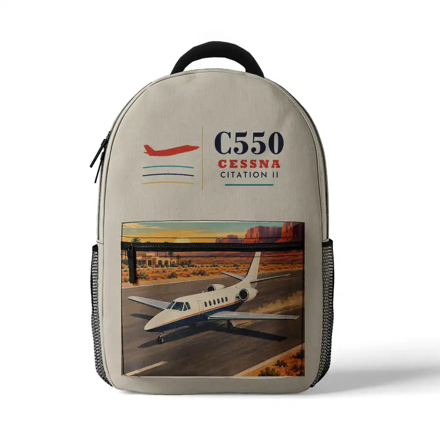 Cessna Citation 550 - Citation II - 3D Backpack - Beige