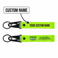 Thumbnail for Cessna Citation 550 - Citation II Hawk-Shaped Key Chains - Light Green - Original - Personalized