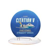 Thumbnail for Cessna Citation 560 - Citation V - Cartoon - Pin - Blue