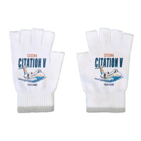 Thumbnail for Cessna Citation 560 - Citation V - Gloves - Cut - Cartoon + Name - White