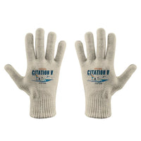 Thumbnail for Cessna Citation 560 - Citation V - Gloves - Full - Cartoon + Name - Beige