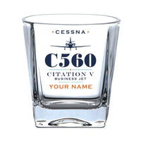 Thumbnail for Cessna Citation 560 - Citation V - Heritage + Name - Whiskey Glass