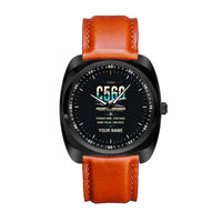 Thumbnail for Cessna Citation 560 - Citation V - Original + Name - Luxury Cushion - Black and Light Brown Strap