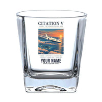Thumbnail for Cessna Citation 560 - Citation V - Poster + Name - Whiskey Glass