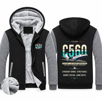 Thumbnail for Cessna Citation 560 - Citation V Zipped Sweatshirts - Original - Black & Gray