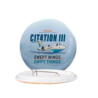Thumbnail for Cessna Citation 650 - Citation III - Cartoon - Pin - Light Blue
