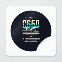 Thumbnail for Cessna Citation 650 - Citation III - Original - Circle Sticker - Peel