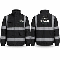 Thumbnail for Cessna Citation 650 - Citation III Reflective Winter Jackets - Heritage - Black
