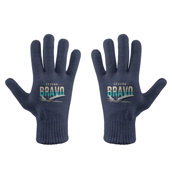 Cessna Citation Bravo - Gloves - Full - Original - Navy Blue