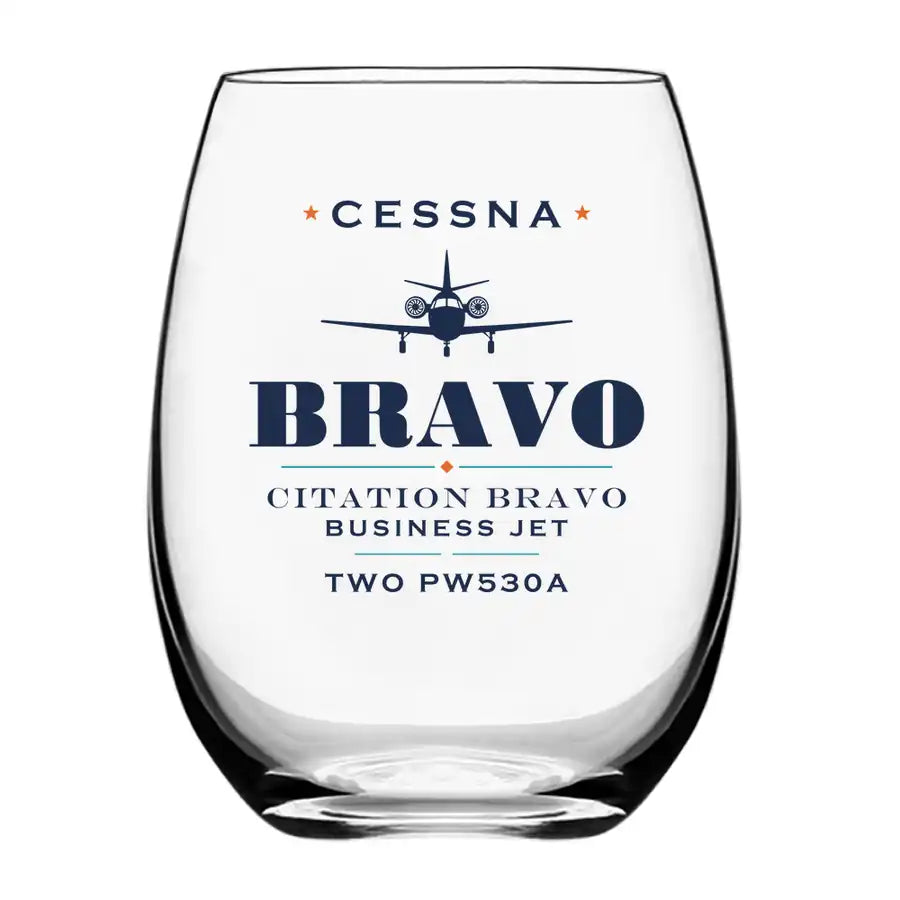 Cessna Citation Bravo - Heritage - Water & Drink Glass