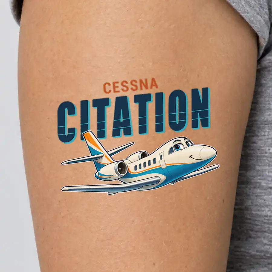 Cessna Citation Bravo - Tattoo - Cartoon