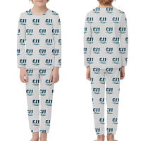 Thumbnail for Cessna Citation CJ1+ - Children Pajamas - Cartoon Pattern - Light Gray