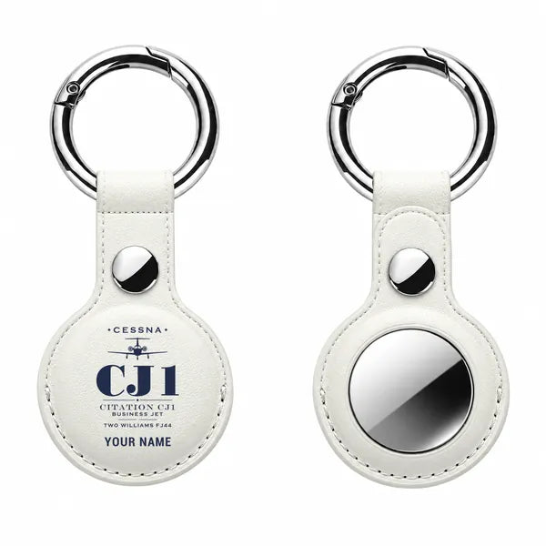 Cessna Citation CJ1+ - Heritage + Name - AirTag Case - White