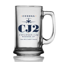 Thumbnail for Cessna Citation CJ2+ - Heritage - Beer Glass with Holder